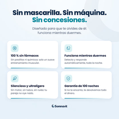 Somnavit Pro™ — Dispositivo para ronquidos y apnea del sueño